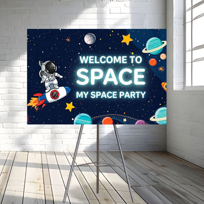 Space Adventure Welcome Sign - C Print USA