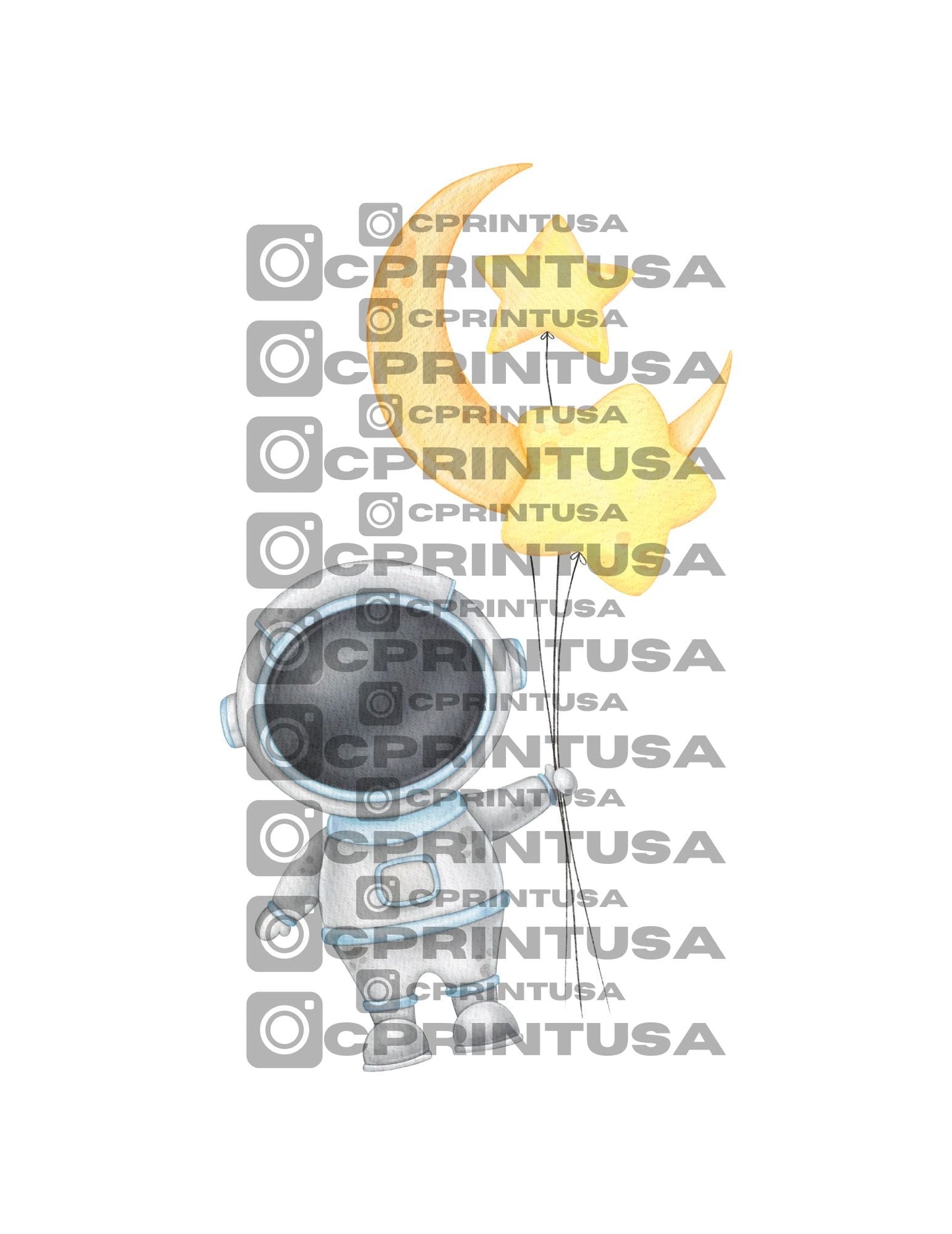 SPACE (WATERCOLOR) CUT OUT - C Print USA