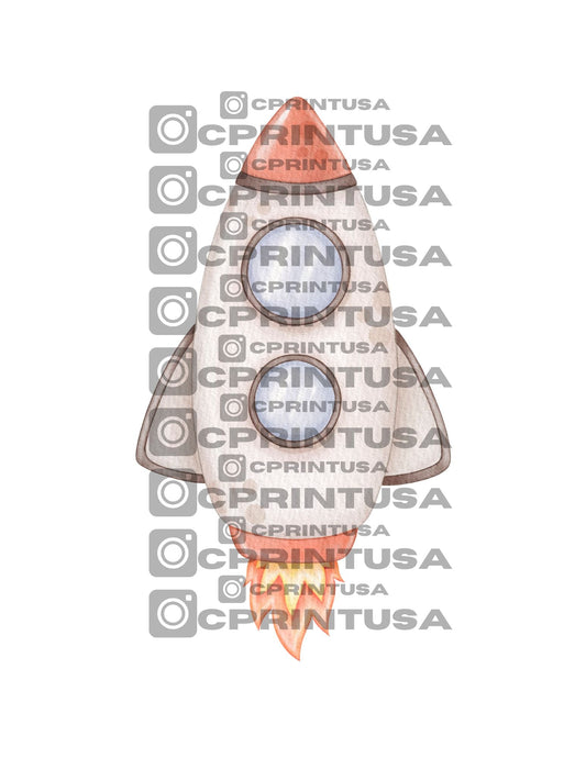 SPACE (WATERCOLOR) CUT OUT - C Print USA