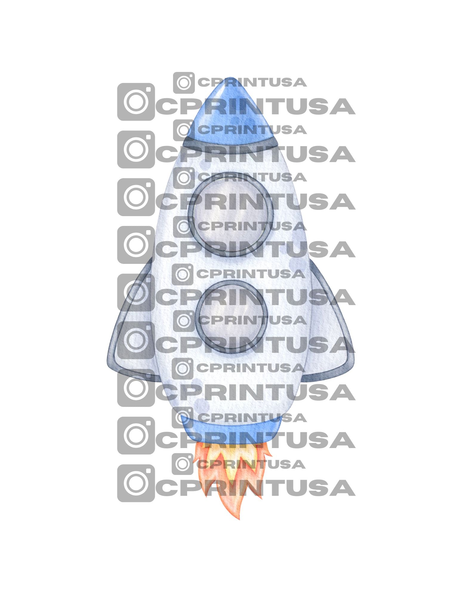 SPACE (WATERCOLOR) CUT OUT - C Print USA