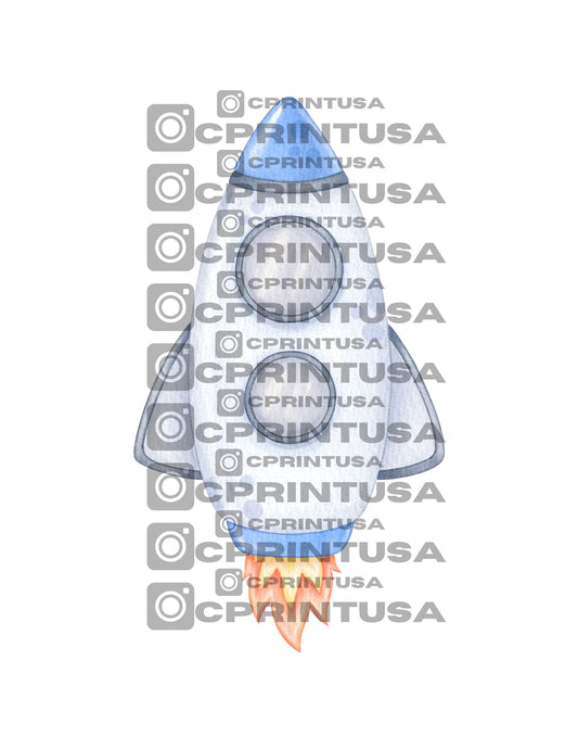 SPACE (WATERCOLOR) CUT OUT - C Print USA