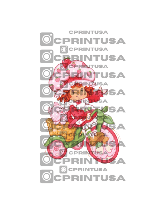 STRAWBERRY SHORTCAKE BIKE CUT OUT - C Print USA