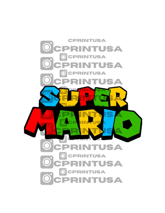 SUPER MARIO CUT OUT - C Print USA