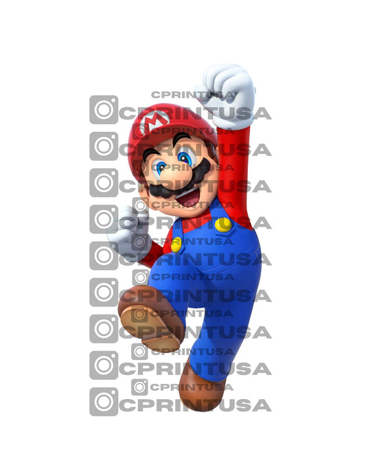 SUPER MARIO CUT OUT - C Print USA