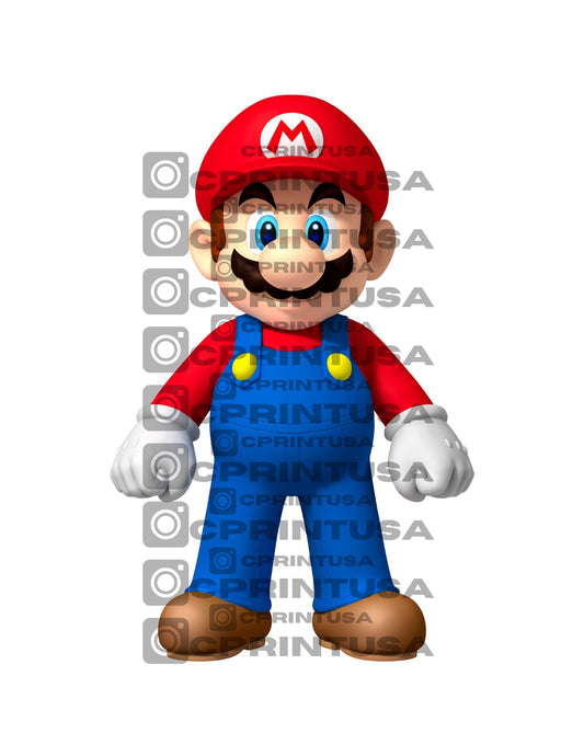 SUPER MARIO CUT OUT - C Print USA