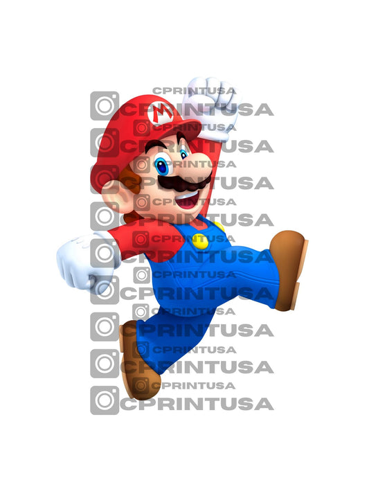 SUPER MARIO CUT OUT - C Print USA