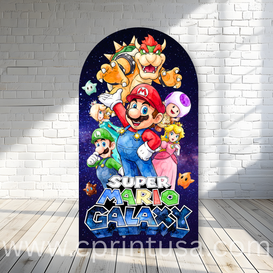 Super Mario Galaxy Backdrop Theme - C Print USA