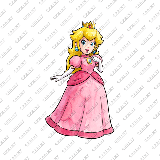 SUPER MARIO GALAXY - PRINCESS PEACH CHARACTER - C Print USA