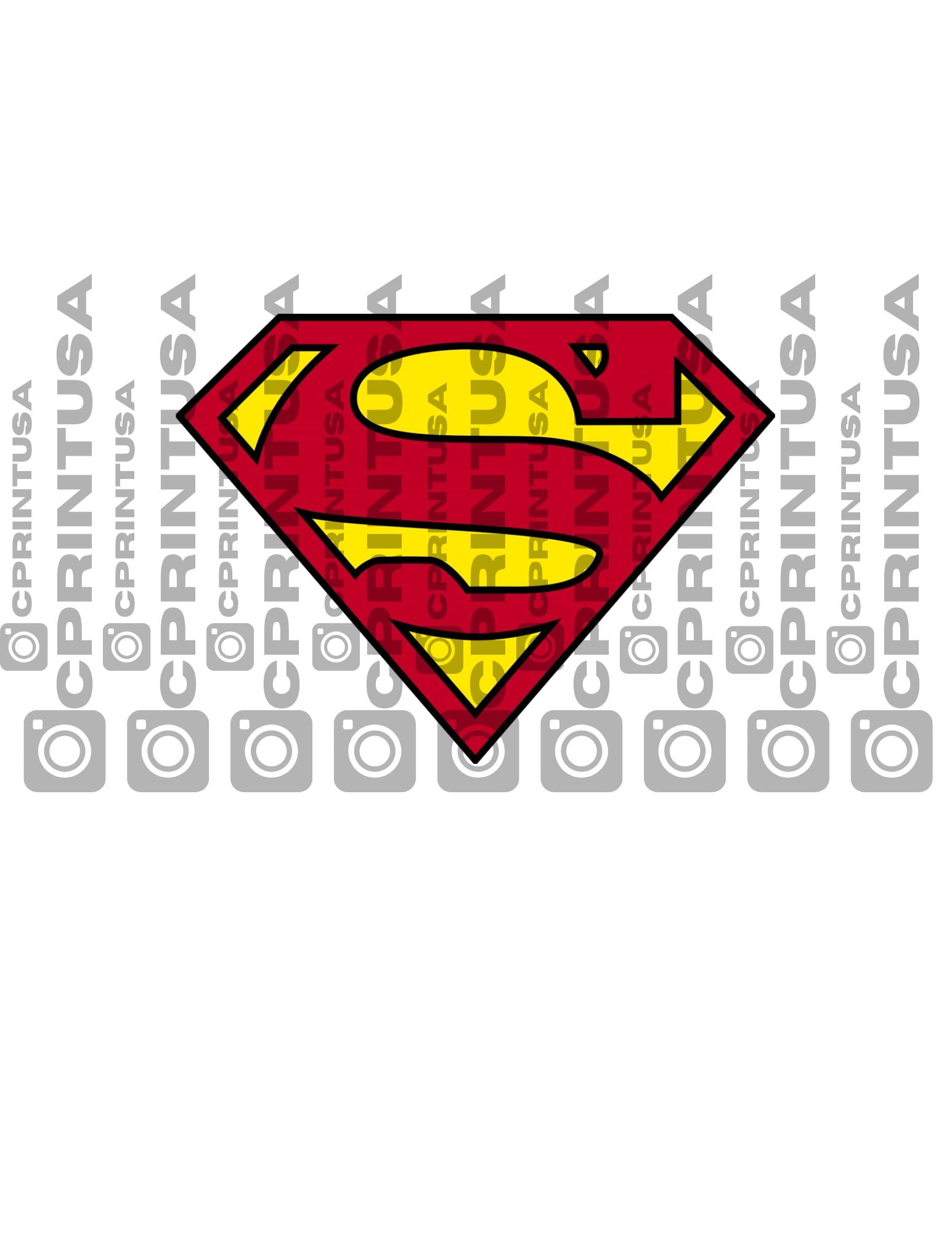 SUPERMAN CUT OUT - C Print USA