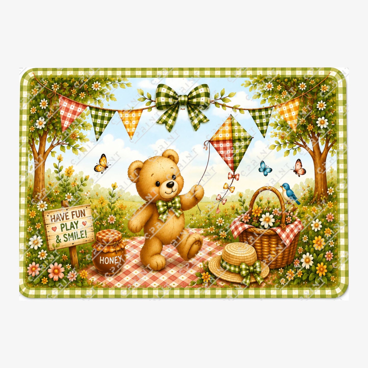 Teddy Bear Picnic Event Placemats - C Print USA