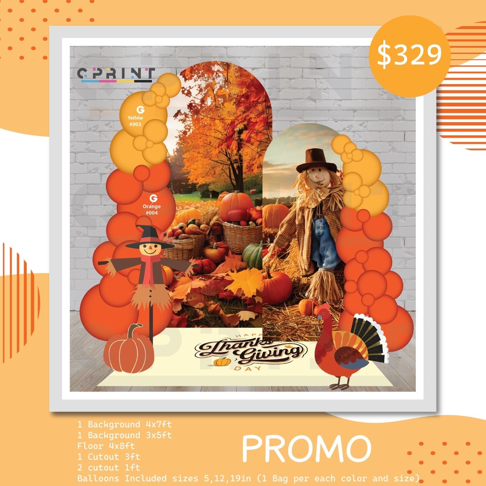 Thanksgiving Party Bundle Design - C Print USA