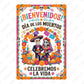 The Día de Los Muertos Welcome Sign - C Print USA