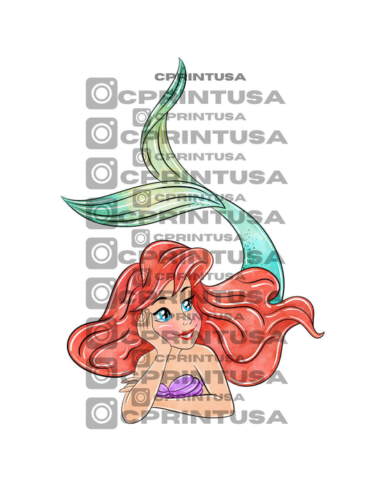 THE LITTLE MERMAID CUT OUT - C Print USA