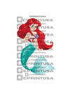 THE LITTLE MERMAID CUT OUT - C Print USA