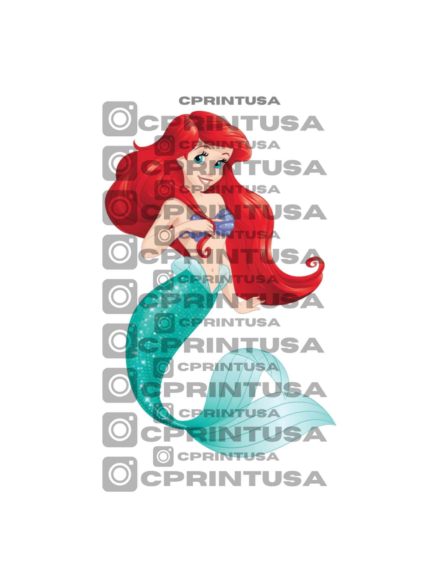 THE LITTLE MERMAID CUT OUT - C Print USA