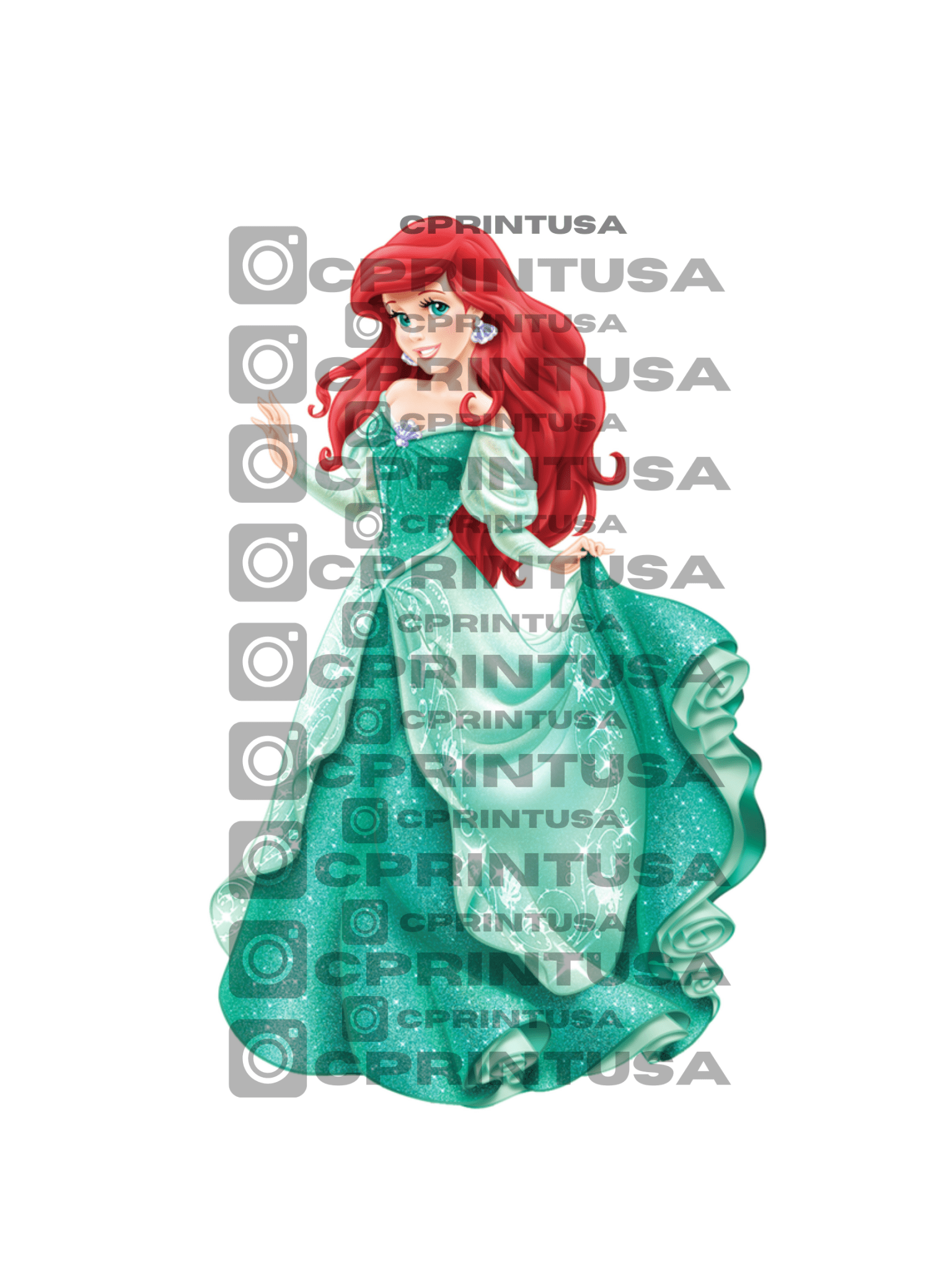THE LITTLE MERMAID CUT OUT - C Print USA