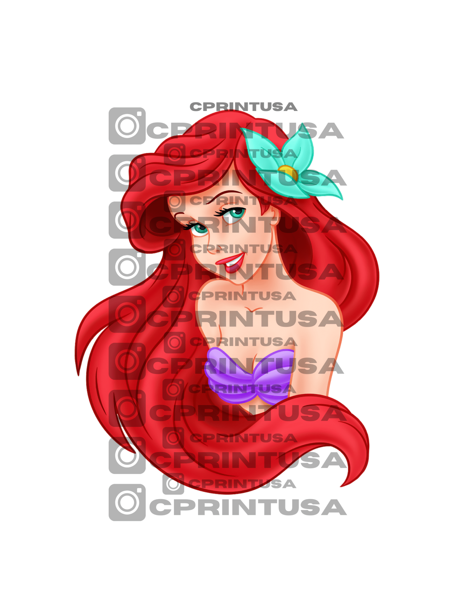 THE LITTLE MERMAID CUT OUT - C Print USA