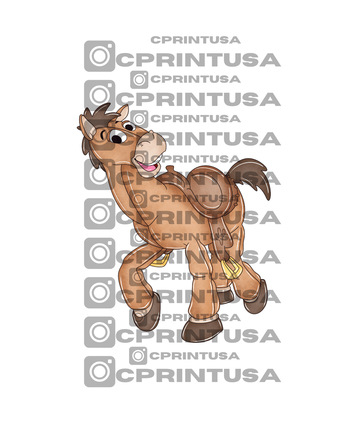 TOY STORY BULLSEYE WATERCOLOR CUT OUT - C Print USA
