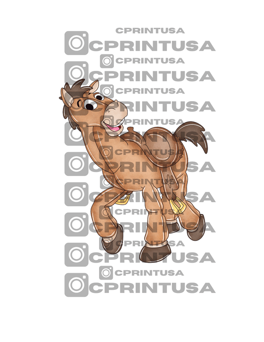 TOY STORY BULLSEYE WATERCOLOR CUT OUT - C Print USA
