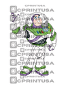 TOY STORY BUZZ WATERCOLOR CUT OUT - C Print USA