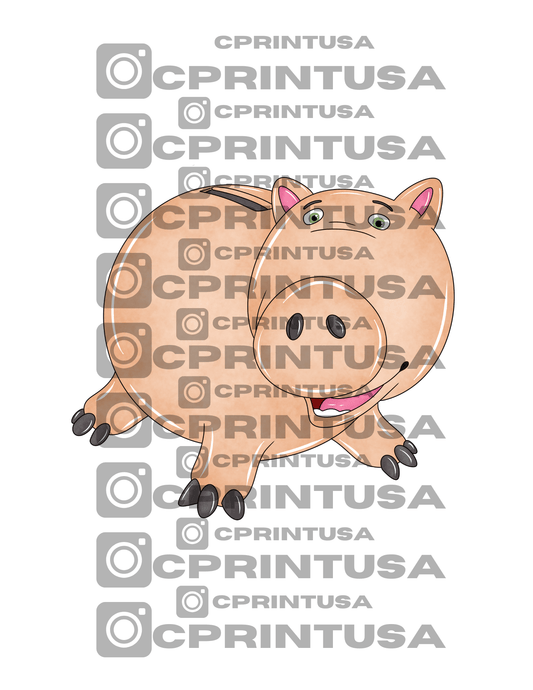 TOY STORY HAM WATERCOLOR CUT OUT - C Print USA