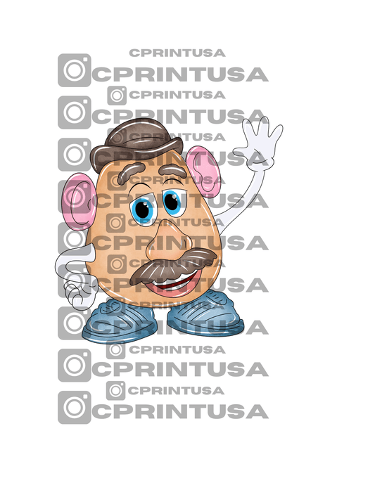 TOY STORY MR. POTATOE WATERCOLOR CUT OUT - C Print USA