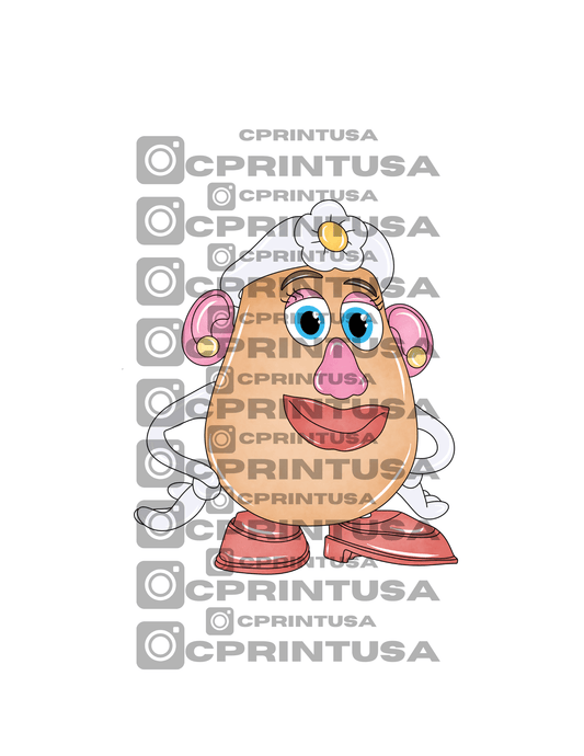 TOY STORY MRS. POTATOE WATERCOLOR CUT OUT - C Print USA