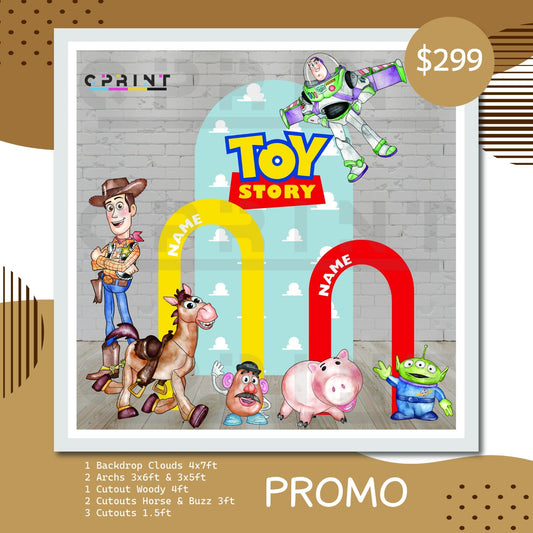 Toy Story Themed Party Bundle Design - C Print USA