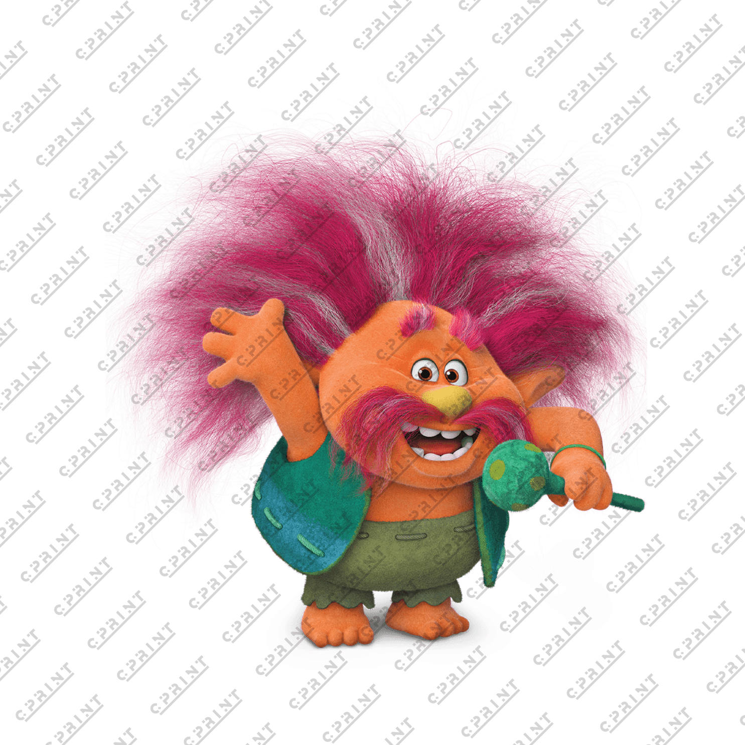Trolls Character King Peppy - C Print USA