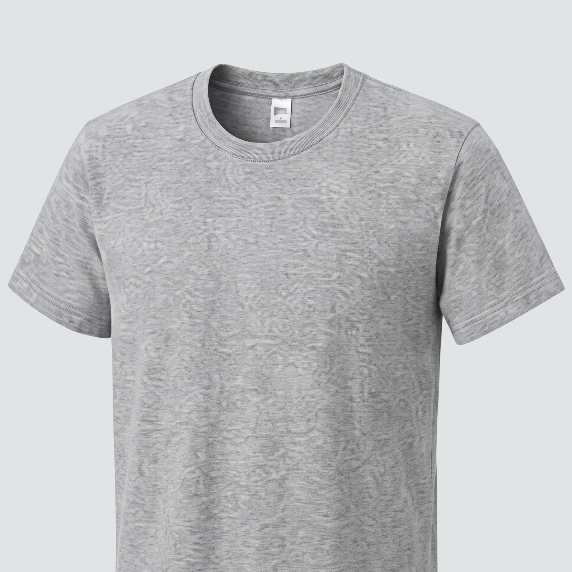 Tultex Unisex Fine Jersey T- Shirt - Heather Grey - embroidery - C Print USA