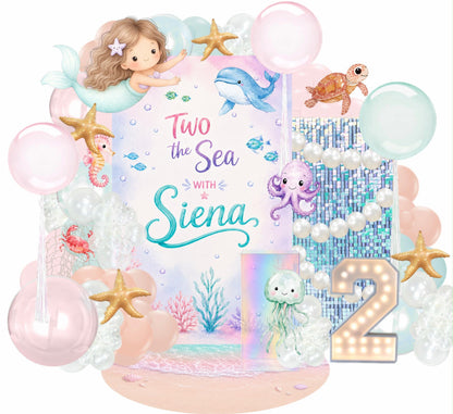 Watercolor Sea Creatures Clipart Bundle- 🚚 Free Shipping - C Print USA
