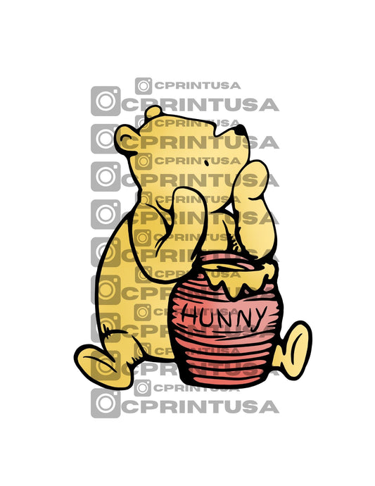WINNIE POOH IMAGE 1 CUT OUT - C Print USA