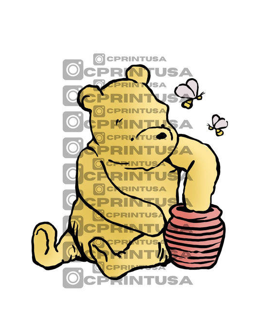 WINNIE POOH IMAGE 2 CUT OUT - C Print USA
