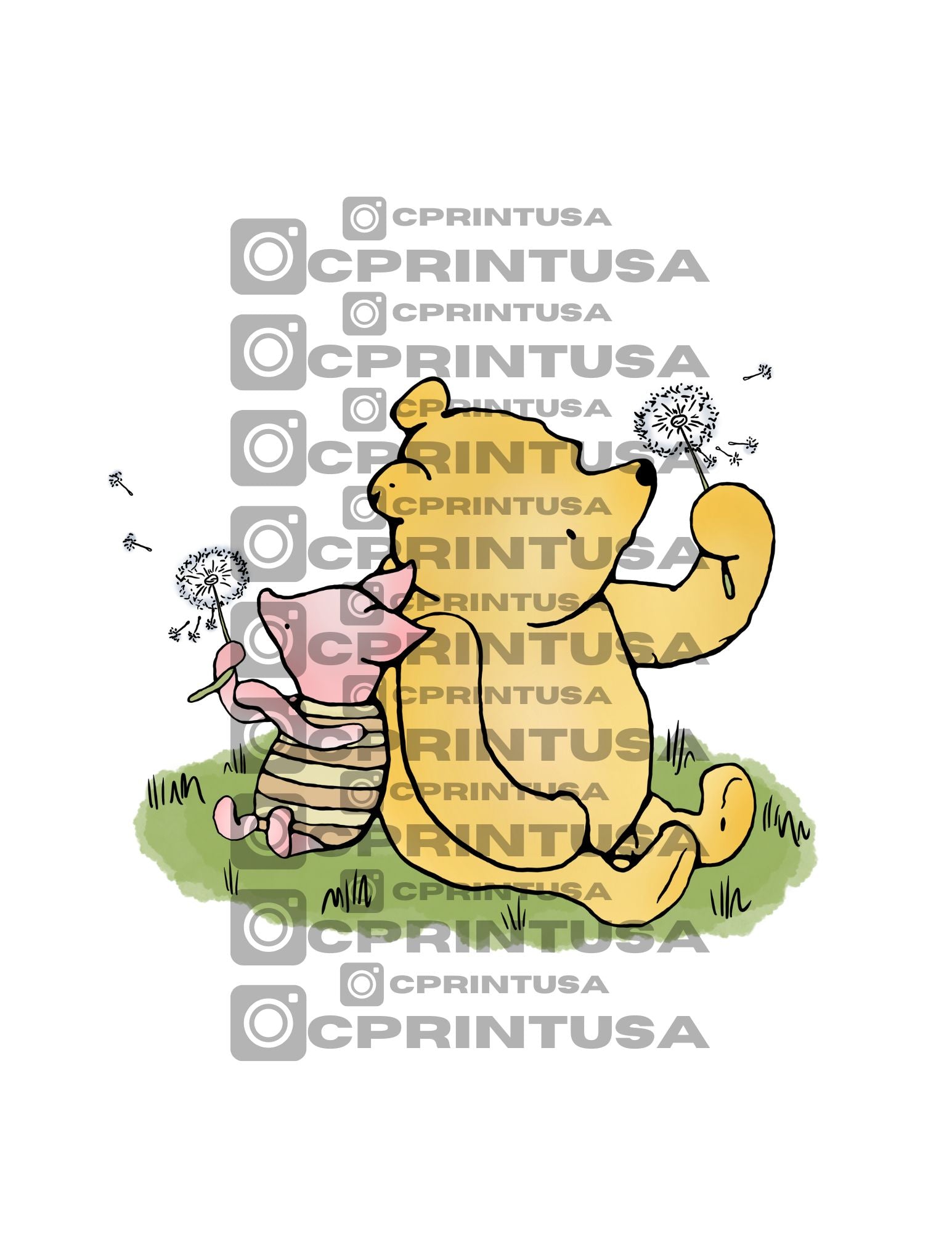 WINNIE POOH IMAGE 5 CUT OUT - C Print USA