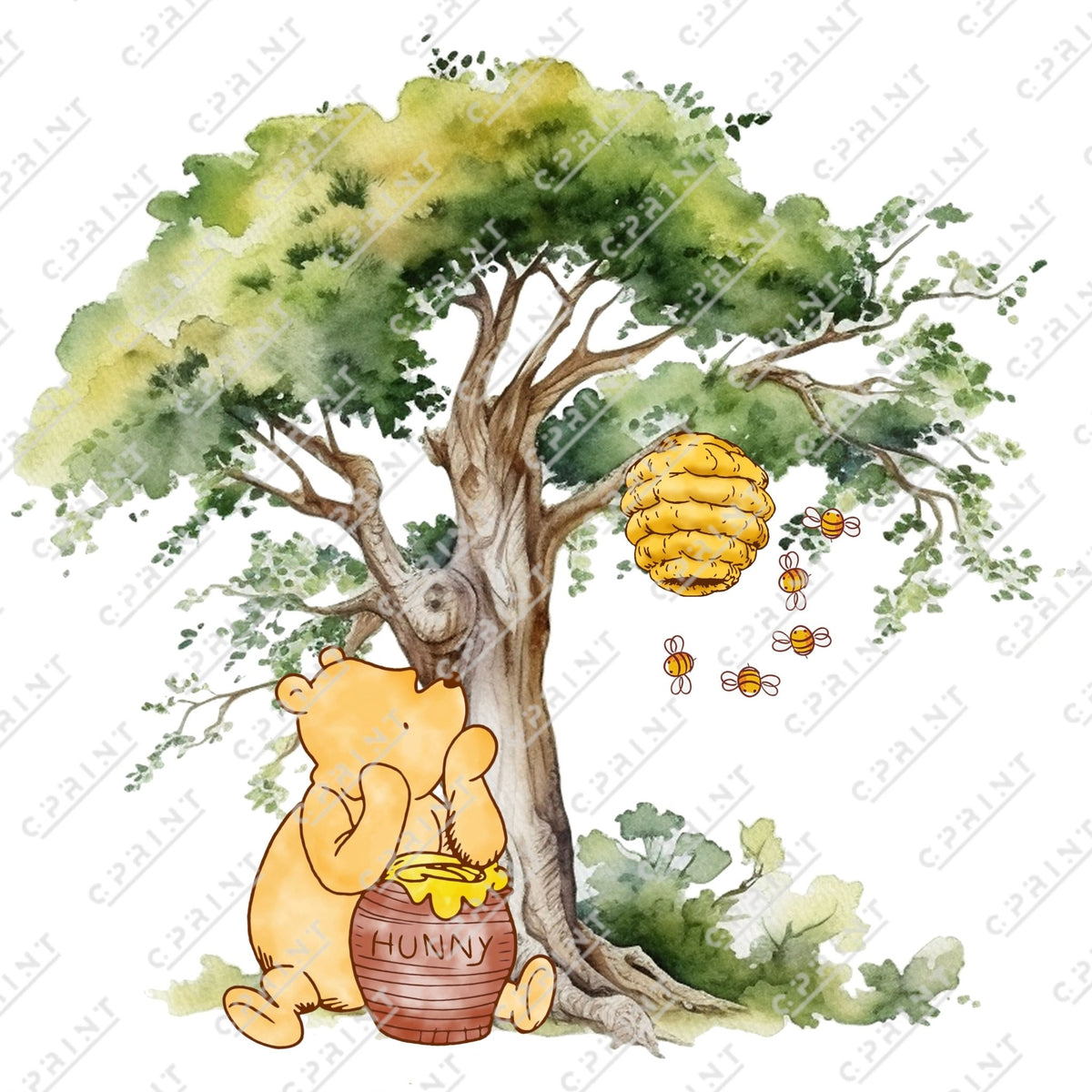 WINNIE THE POOH CUT OUT - C Print USA