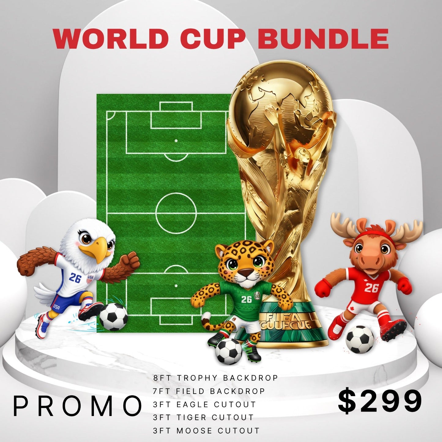 World Cup 2026 Big Cup Bundle - C Print USA