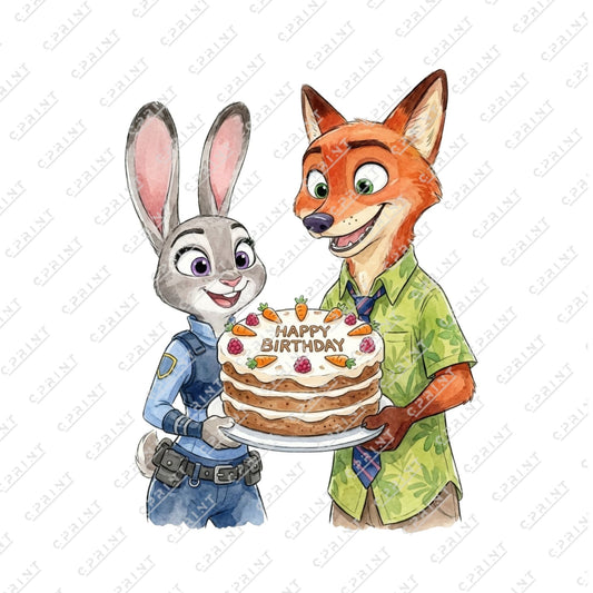 Zootopia Character Cutouts - C Print USA