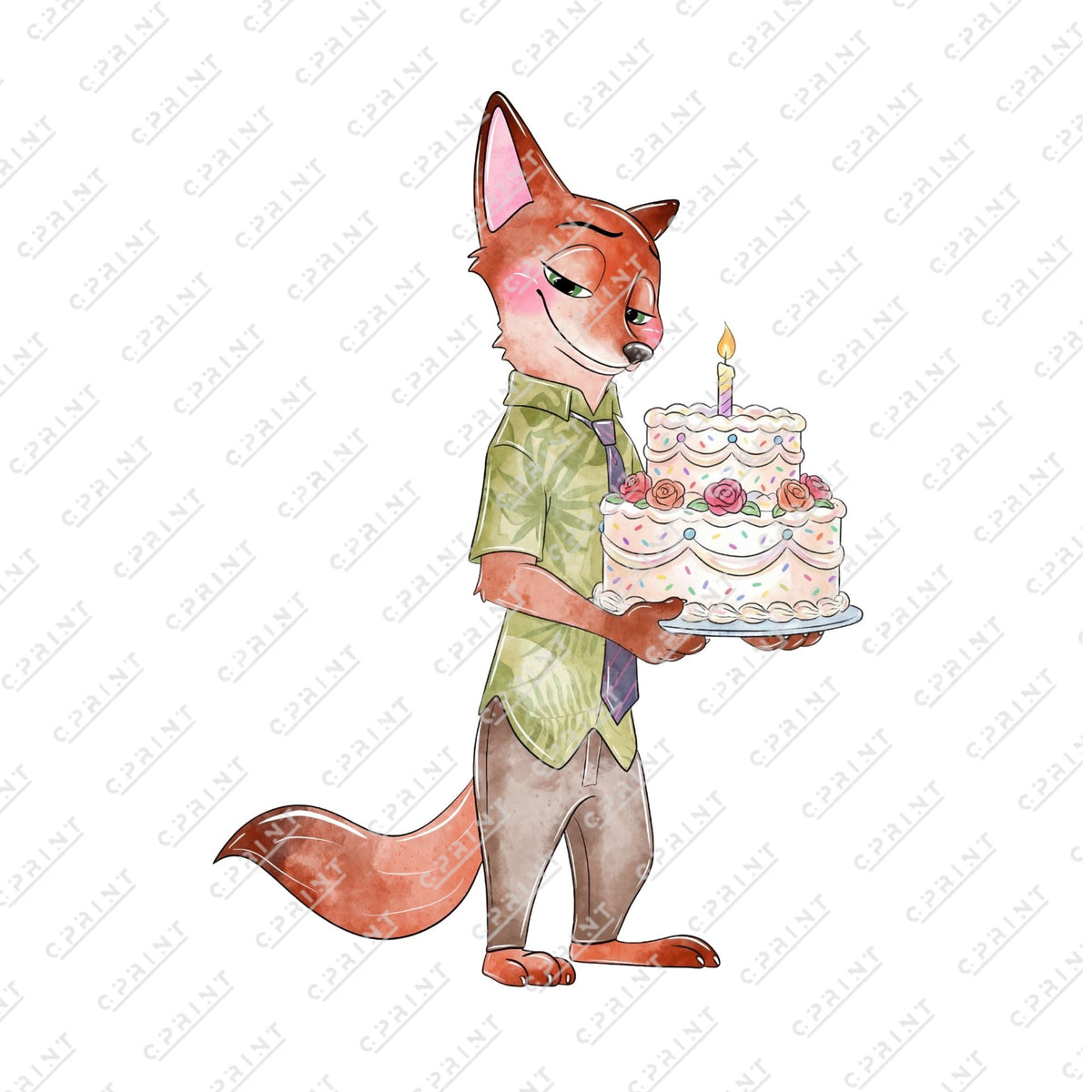 Zootopia Character Cutouts - C Print USA